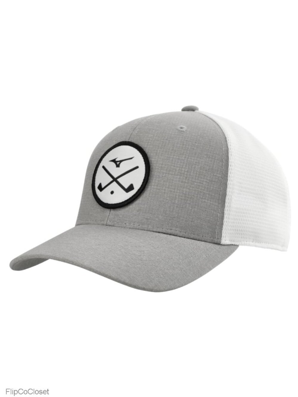 Mizuno Golf Hat Trucker Meshback Adjustable Snapback Polyester Embroidered